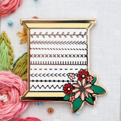 Flamingo Toes Needle Minder - Stitchy Spool MAIN