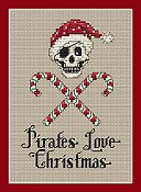 Sue Hillis Designs - Post Stitches - Pirate's Love Christmas THUMBNAIL