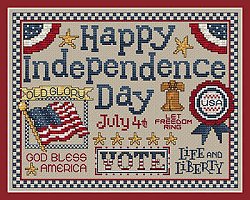 Sue Hillis Designs - Happy Independence Day MAIN