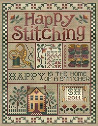 Sue Hillis Designs - Happy Stitching MAIN