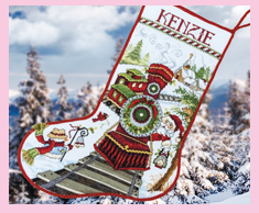 Santa's Express Stocking