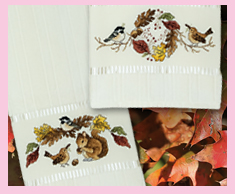 Fall Feathers Towels