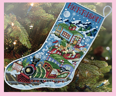 North Pole Express Stocking