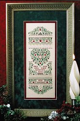 The Sweetheart Tree - Holly & Hearts Sampler MAIN