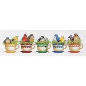 Dimensions Cross Stitch Kit - Teacup Birds THUMBNAIL