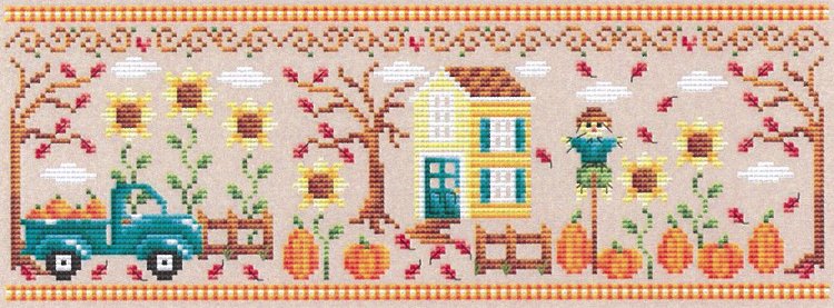 shannon christine designs cross stitch pumpkin patch cross stitch