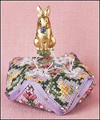 Just Nan - Tiny Bunny Biscornu THUMBNAIL