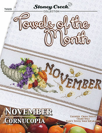 Towels of the Month - November Cornucopia THUMBNAIL