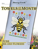 Towels of the Month - June Bee and Flowers THUMBNAIL