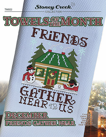 Towels of the Month - December Friends Gather Near MAIN