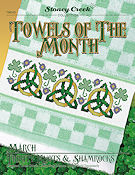 Towels of the Month - March Trinity Knots & Shamrocks THUMBNAIL