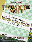 Towels of the Month - May Welcome To My Garden THUMBNAIL