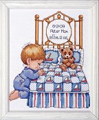 Tobin Baby Bedtime Prayer (Boy) Cross Stitch Kit THUMBNAIL