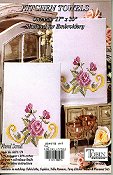 Tobin Home Crafts - Floral Scroll Kitchen Towels THUMBNAIL