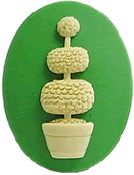 Kelmscott Designs Needle Minder - Topiary MAIN