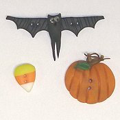 Button Pack - Trick or Treat Halloween Candy Box MAIN