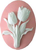 Kelmscott Designs Needle Minder - Tulips THUMBNAIL