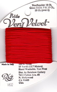 Rainbow Gallery Petite Very Velvet V632 Bright Red MAIN
