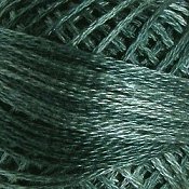 Valdani Hand Overdyed Thread Tealish Blue MAIN