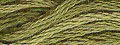 Valdani Hand Overdyed Thread Green Olives MAIN