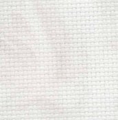 Aida 14ct Vintage Smokey White - 14" x 27" Cut THUMBNAIL