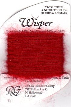 Rainbow Gallery Wisper W71 Dark Red MAIN