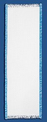 Bookmark - 14ct White w/ Electric Blue Trim MAIN