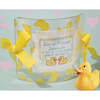Small Acrylic Yellow Ducky Curved Frame THUMBNAIL