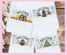 Seasonal Welcome Towels