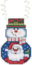 Holiday Wizzers Snowman with Santa MAIN