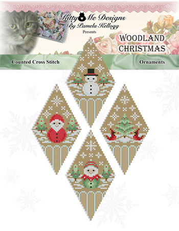 Kitty & Me Designs - Woodland Christmas Ornaments MAIN