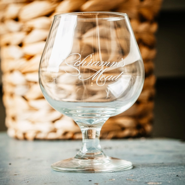 Schramm's Mead Snifter White Etch THUMBNAIL