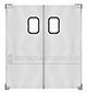 Aluminum Swinging Doors SWATCH