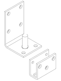 Lower Hinge Assembly Kit WC MAIN