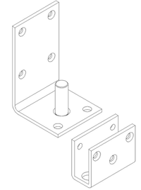 Lower Hinge Assembly Kit WF MAIN