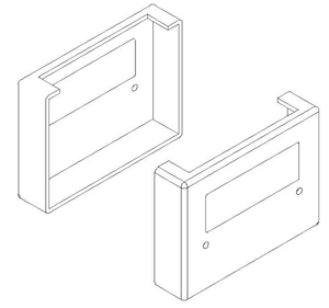 Replacement Hinge Cover WF LARGE