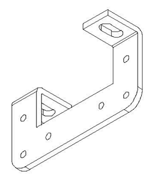 Top Bracket Kit AL LARGE