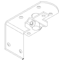 Upper Hinge and Bearing Plate Assembly Kit - Stainless Steel MAIN