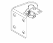 Cafe Door Upper Hardware Assembly Kit MAIN