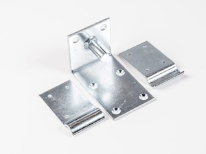 LOWER HINGE ASSEMBLY, LWP DOORS, ZINC LARGE