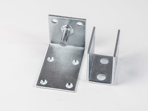 LOWER HINGE ASSEMBLY - ZINC LARGE