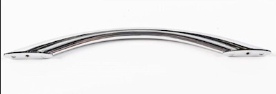 ELLIPTICAL DOOR HANDLE; NARROW FOOT-BRIGHT POLISH THUMBNAIL