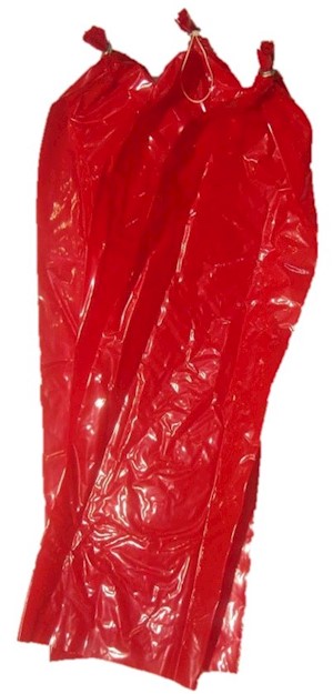 Red Plastic Sausage Casing THUMBNAIL