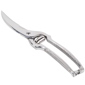 Poultry Shear, 4" locking blade, hammered texture handle, stainless steel (7.6345) LARGE