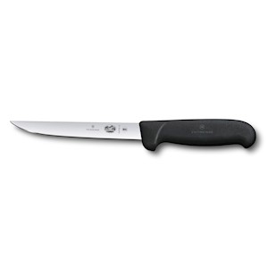 Victorinox 6 Inch Stiff Straight Wide Boning Knife Fibrox Handle (5.6103.15) THUMBNAIL