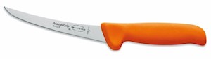 F Dick MasterGrip Semi-Flexible 6 Inch Curved Boning Knife Orange Handle LARGE