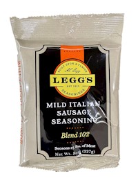 A.C. Legg Mild Italian Sausage Seasoning. Blend #102