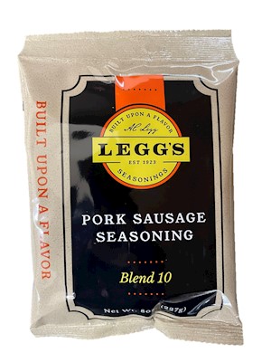 AC Leggs Old Plantation Pork Sausage Seasoning Blend 10 LARGE