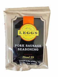 A.C. Legg #10 Pork Sausage Seasoning. Blend #10