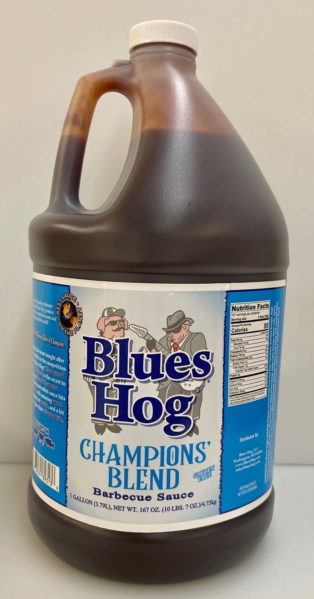 Blues Hog Champions' Blend BBQ Sauce 1 Gallon LARGE
